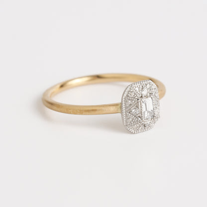 【 Le Marais 】  Emerald Diamond Ring