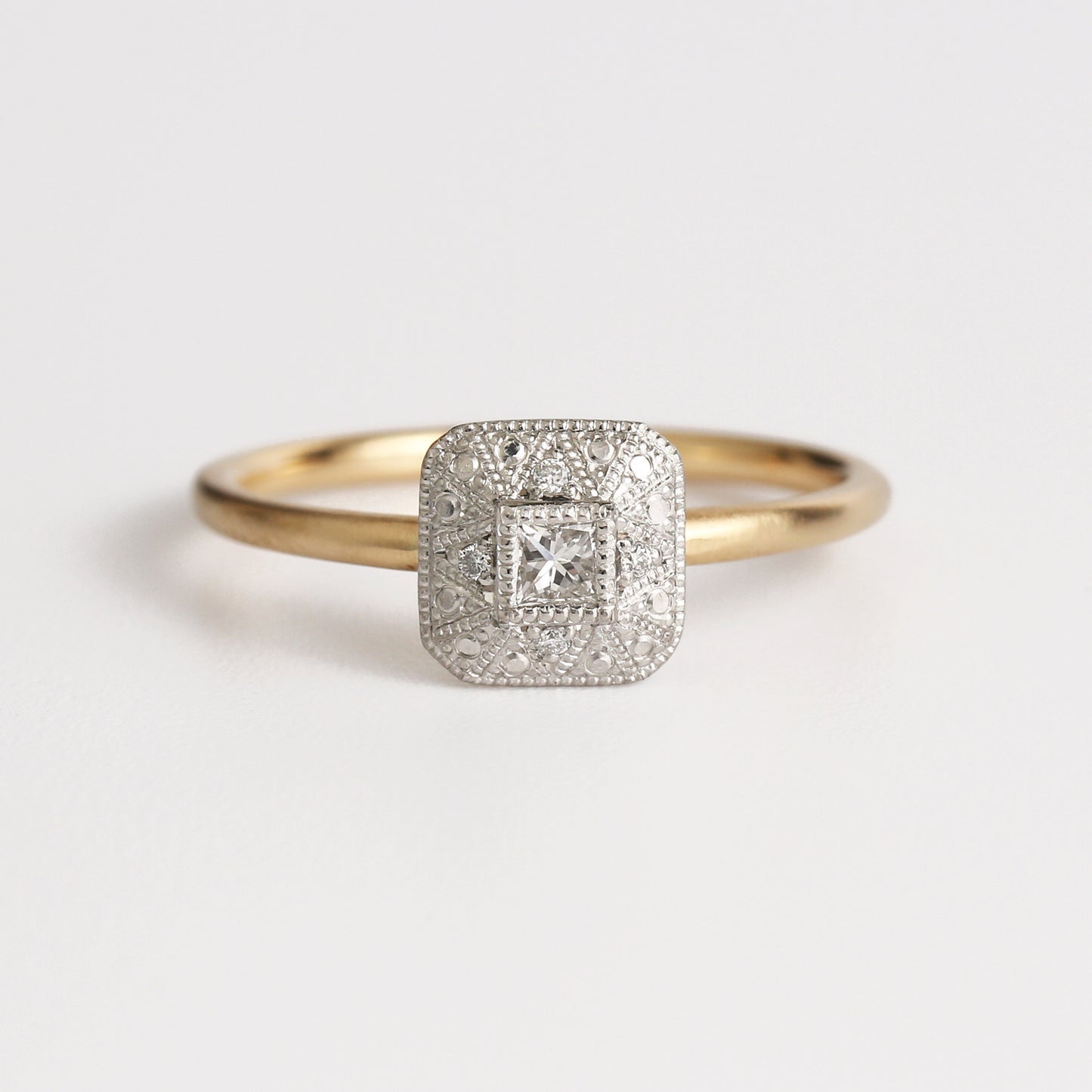 【 Le Marais 】  Princess Diamond Ring