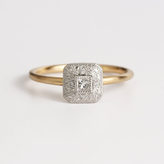 【 Le Marais 】  Princess Diamond Ring